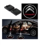 Комплект 2 прожектора за лого “CITROEN”, RAPIDUT®, LED светлина за врата., снимка 1