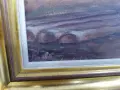 Оригинална немска картина маслени бои Baumeister (1986 г.) – 93x53 см, снимка 9