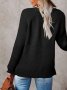 Дамски ежедневен моден плетен пуловер с V-образно деколте, 5цвята - 023, снимка 4