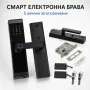 Смарт Електронна Брава 5 начина на отключване - ключ, код, карта, отпечатък и приложение, снимка 7