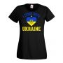 Дамска тениска I STAND WITH UKRAINE,Украйна,против Войната, снимка 1 - Тениски - 36113576