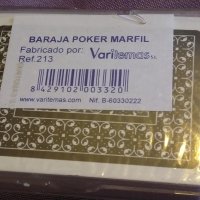 Baraja poker marfil varitemas playing cards-испански нови карти 52+3, снимка 3 - Карти за игра - 41817857