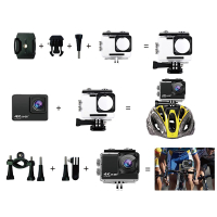 Спортна камера 4K/60fps с функция EIS стабилизация на образа и WiFi 170 градуса /SPK067/, снимка 16 - Камери - 44513468