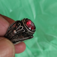 Стар сребърен пръстен , снимка 3 - Нумизматика и бонистика - 44735275