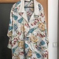 VICTORIA S SECRET риза и кимоно S, OYSHO S панталон 100% коприна , снимка 1 - Туники - 34013275