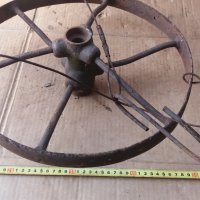 ковано колело от файтон, каруца - направено на полюлей, снимка 5 - Антикварни и старинни предмети - 39259809