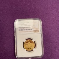 Златна монета 100 лева 2023 г 100 години Богословски факултет, снимка 1 - Нумизматика и бонистика - 44185473