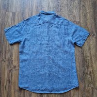 Страхотна мъжка ленена риза JEAN PAUL размер М, снимка 7 - Ризи - 41700394