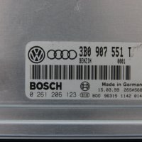 Моторен компютър VW Passat B5 / 3B0 907 551 T / 3B0907551T / 0 261 206 123 / 0261206123, снимка 2 - Части - 34643711