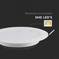 LED Луна за вграждане 3W Кръг SLIM - ИЗГОДНА ЦЕНА, снимка 2 - Лед осветление - 41267110