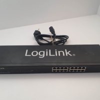 Switch суич LogiLink 16 port 16 порта , снимка 1 - Суичове - 41117836