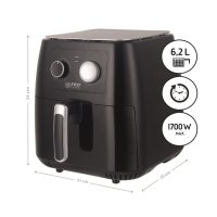 ФРИТЮРНИК С ГОРЕЩ ВЪЗДУХ /Air Fryer/ FIRST FA-5053-1, снимка 4 - Фритюрници - 42619324