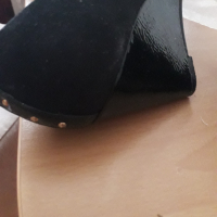 Черни обувки на платформа, снимка 2 - Дамски елегантни обувки - 44824729