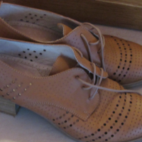 Дамски обувки от естествена кожа номер 40, нови, снимка 5 - Дамски обувки на ток - 36425805