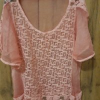 Дамска блуза в нежно розов цвят, снимка 5 - Туники - 35723485