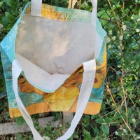 Платнена торбичка,чанта Ван Гог картини- Слънчогледите и Звездна нощ, снимка 11 - Чанти - 41844397