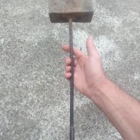Стара желязна лопатка за огнище, снимка 4 - Антикварни и старинни предмети - 41644861