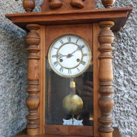 Немски стенен часовник - Junghans - Антика - 1920г., снимка 3 - Антикварни и старинни предмети - 35815629