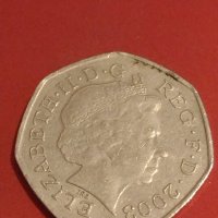 Две монети АРАБСКА, 50 пенса 2008г. Англия Елизабет втора 31686, снимка 9 - Нумизматика и бонистика - 44320788