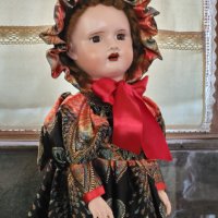 Антична френська кукла 70 см., снимка 4 - Колекции - 41664806
