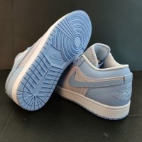 Нови Маратонки Nike Air Jordan 1 Low Icy Blue Размер 39 Обувки , снимка 4 - Маратонки - 40258817