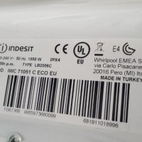 Продавам основна платка за пералня Indesit IWC 71051, снимка 2 - Перални - 38978194