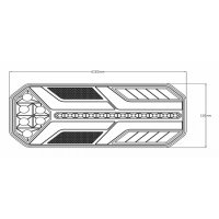1 бр. Лед LED неон стоп с 7 функции и динамичен мигач 12-24V, снимка 10 - Аксесоари и консумативи - 41951015
