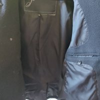Наситено черно мъжко палто L размер, снимка 5 - Палта - 39095192