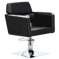 Хидравличен въртящ се фризьорски стол Bella за фризьорски салон Z-FJ-83014-BLACK-FOTEL-BEZPODN, снимка 2 - Фризьорски столове - 44042604