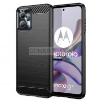 Motorola Moto G13 Противоударен Силиконов Гръб - Карбон, снимка 3 - Калъфи, кейсове - 40055328