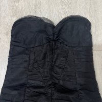 Zara къса черна рокля размер XS, снимка 2 - Рокли - 40972511