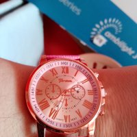 Дамски часовник в розов цвят., снимка 3 - Дамски - 40538281