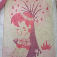 детски розов килим, снимка 2 - Мебели за детската стая - 38847081