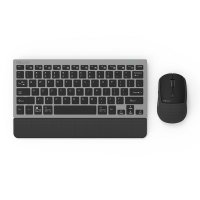 2 в 1 Комплект клавиатура и мишка Безжични Бутут Delux K3300D+M520DB Черен, снимка 1 - Клавиатури и мишки - 39066765