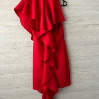 Официална червена рокля, снимка 1 - Рокли - 40403806