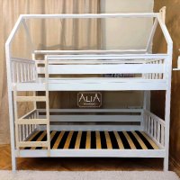 Двуетажно легло модел: "Дани" | Легло къщичка | Легло за близнаци | Легло Монтесори, снимка 6 - Мебели за детската стая - 40002354