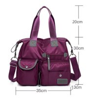 Дамска чанта Jingping Purple, снимка 5 - Чанти - 40330154