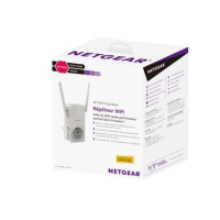 Разширител на обхват Wi-Fi NetGear EX6130-100PES, двулентов, AC 1200, 802.11 ac, бял, снимка 5 - Рутери - 44601254