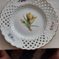  Фирма Майсен''Meissen Porcelain''чинийки за сладко и декорация, снимка 9 - Чинии - 42216690