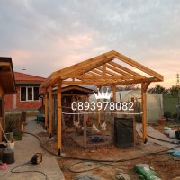 Изграждане на Дървени Навеси  София, снимка 15 - Ремонти на покриви - 39437791