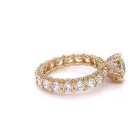 Златен дамски пръстен 5,58гр. размер:56 14кр. проба:585 модел:21889-1, снимка 2 - Пръстени - 44202614