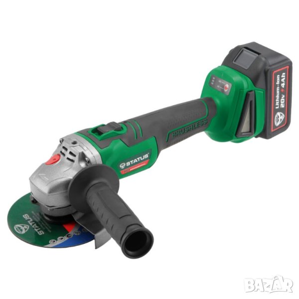 STATUS АКУМУЛАТОРЕН БЕЗЧЕТКОВ ЪГЛОШЛАЙФ SH125E, снимка 1