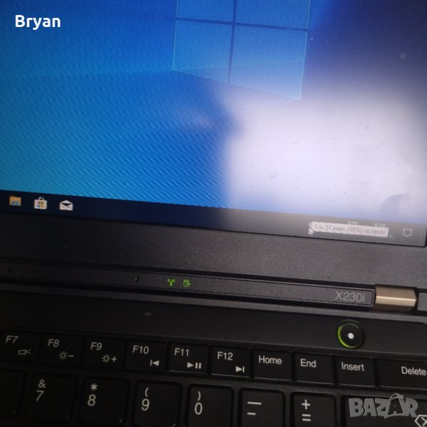 Lenovo Thinkpad X230i  батерия 2 часа лаптоп, снимка 1