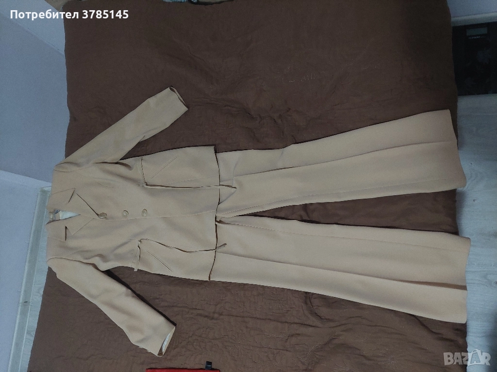 Дамски официален костюм - размер М, снимка 1