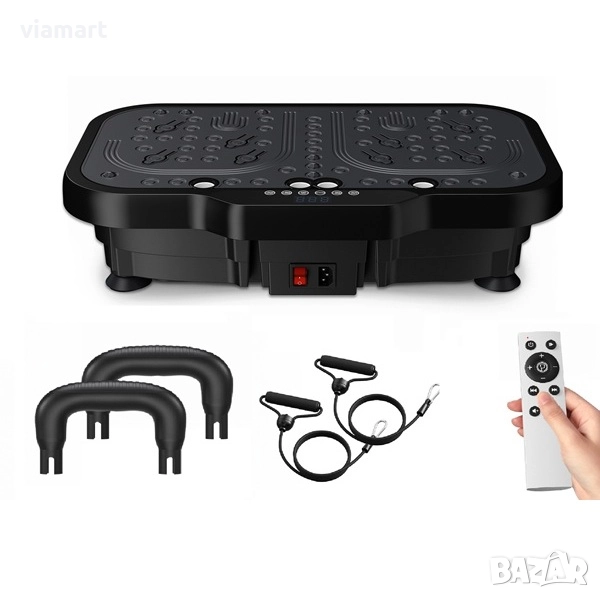 Вибрираща платформа/ Виброплатформа за отслабване LMS-031 – 180 скорости, Bluetooth, дистанционно и , снимка 1
