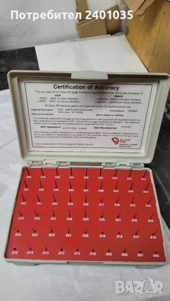 инчови калибри за проверка на отвори, снимка 1
