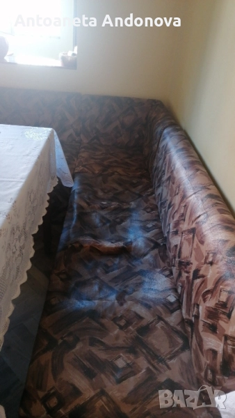 кухненски ъглов разтегателен диван , снимка 1