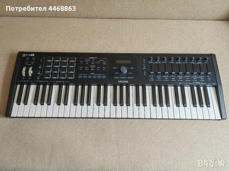 Arturia Keylab mkII 61 клавиша, Миди клавиатура Черна, снимка 1