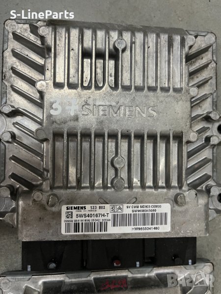 Компютър двигател ECU SIEMENS SID 803 Peugeot 307 407 Пежо 307 407 2.0HDI 2.0ХДИ 136к.с pejo #37, снимка 1