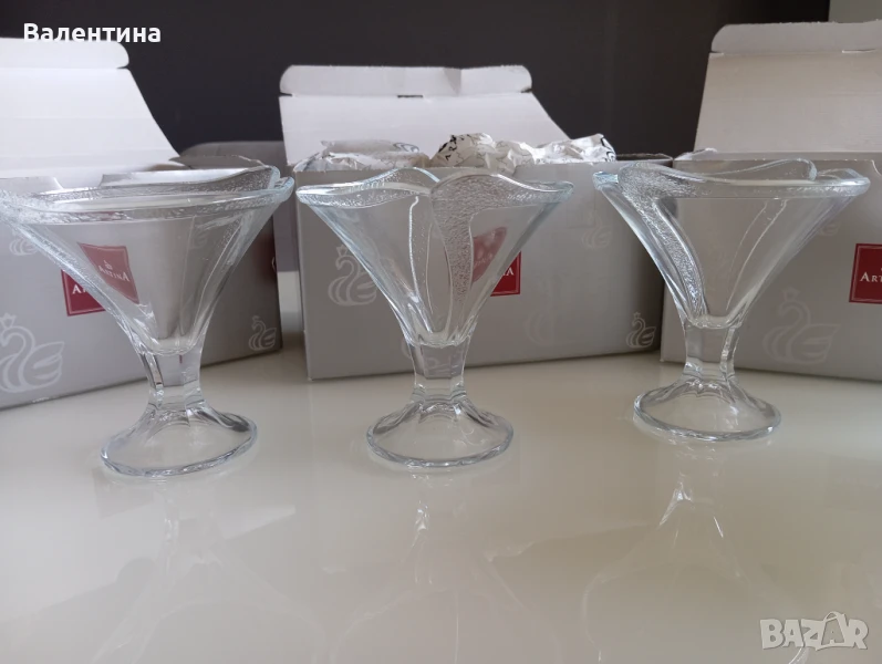 Нови!   ArtinA чаши за сладолед или мелба, снимка 1